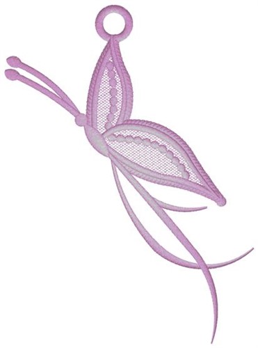Butterfly Ornament Machine Embroidery Design
