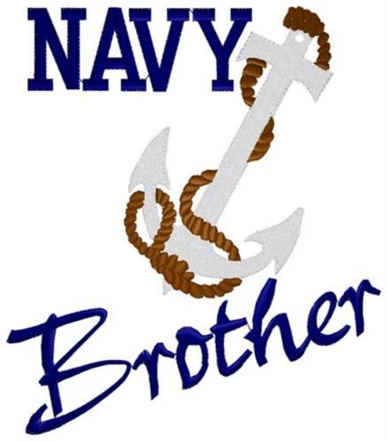 Picture of Navy Brother Machine Embroidery Design