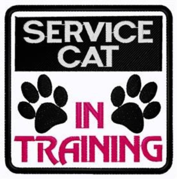 Picture of Cat In Training Machine Embroidery Design