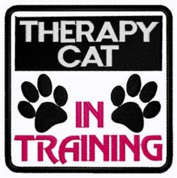Picture of Cat In Training Machine Embroidery Design