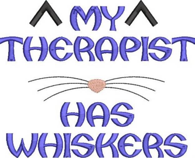 Picture of Therapist Whiskers Machine Embroidery Design