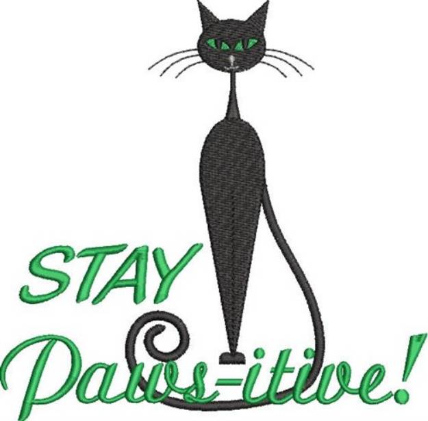 Picture of Stay Paws-itive Machine Embroidery Design