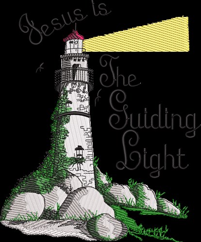 The Guiding Light Machine Embroidery Design