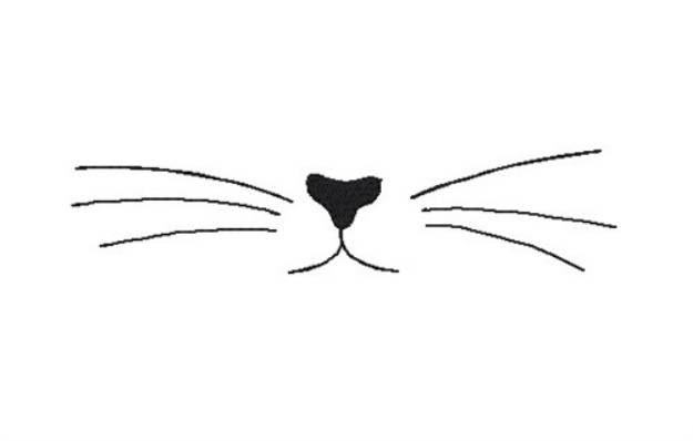 Picture of Cat Face Mask Machine Embroidery Design
