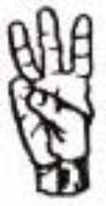 Picture of Sign Language 6 Machine Embroidery Design