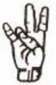 Picture of Sign Language 7 Machine Embroidery Design