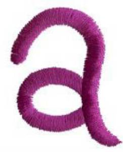 Picture of Squiggly a Machine Embroidery Design