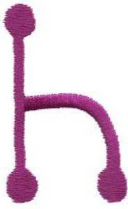 Picture of Stick h Machine Embroidery Design