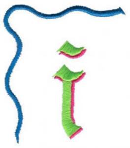 Picture of Monogram i Machine Embroidery Design