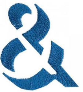 Picture of Ampersand Machine Embroidery Design