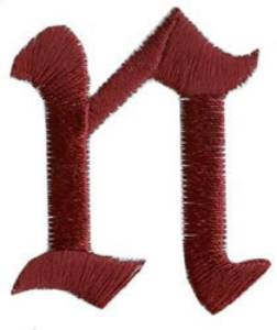 Picture of Monogram n Machine Embroidery Design