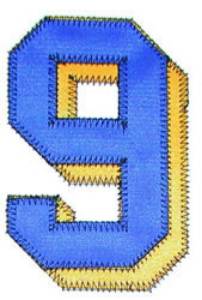 Picture of 9 Zig-Zag Machine Embroidery Design