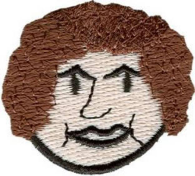 Picture of Face Machine Embroidery Design