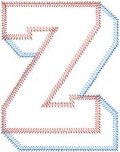 Picture of Zig Zag z Machine Embroidery Design