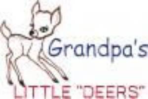 Picture of Grandpas Deers Machine Embroidery Design