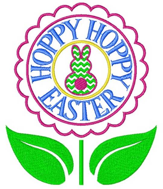 Picture of Hoppy, Hoppy Easter Machine Embroidery Design