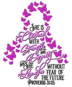 Picture of Proverbs 31:25 Machine Embroidery Design