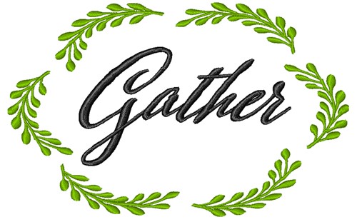 Gather Machine Embroidery Design