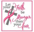 Picture of Let Your Faith Be Strong Machine Embroidery Design