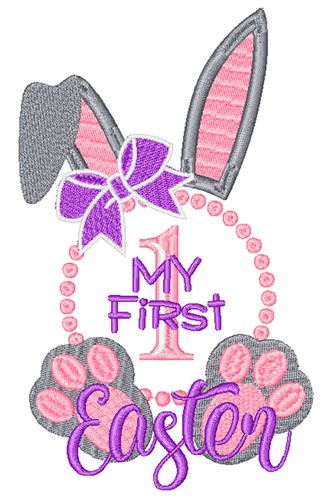 My 1st Easter Machine Embroidery Design