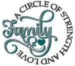 Picture of The Strength Of Family Machine Embroidery Design