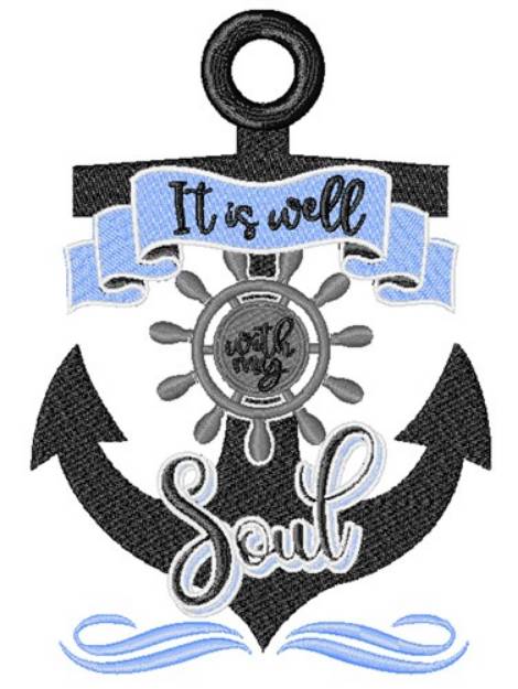Picture of Well With My Soul Machine Embroidery Design