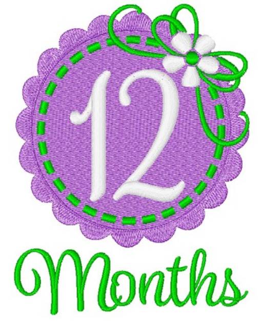 Picture of 12 Months Machine Embroidery Design
