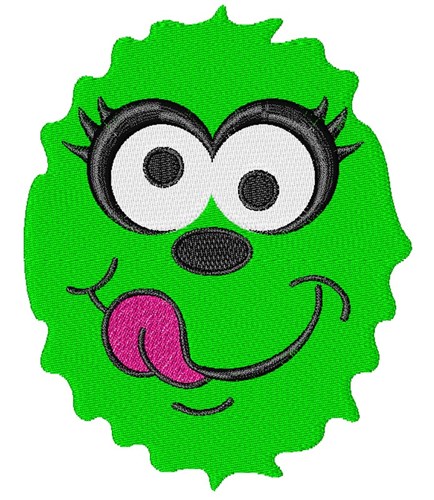 Happy Monster Machine Embroidery Design
