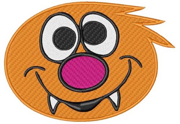 Picture of Goofy Monster Face Machine Embroidery Design