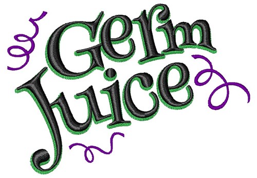 Germ Juice Machine Embroidery Design