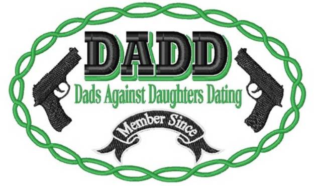 Picture of Dads Against Daughters Dating Machine Embroidery Design