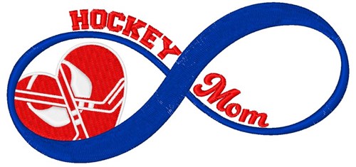 Hockey Mom Forever Machine Embroidery Design