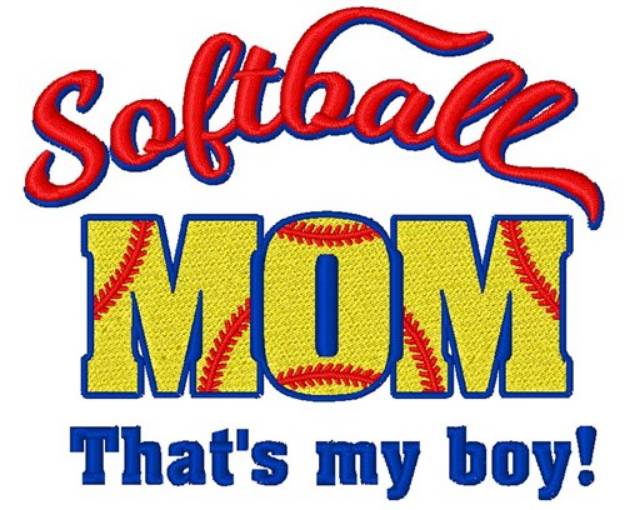 Picture of Thats My Boy Machine Embroidery Design