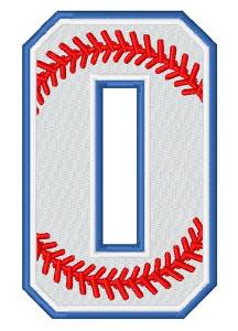 Picture of Baseball Number 0
