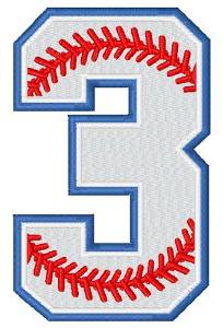 Picture of Baseball Number 3