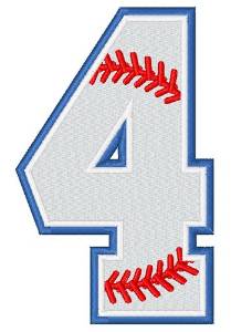 Picture of Baseball Number 4