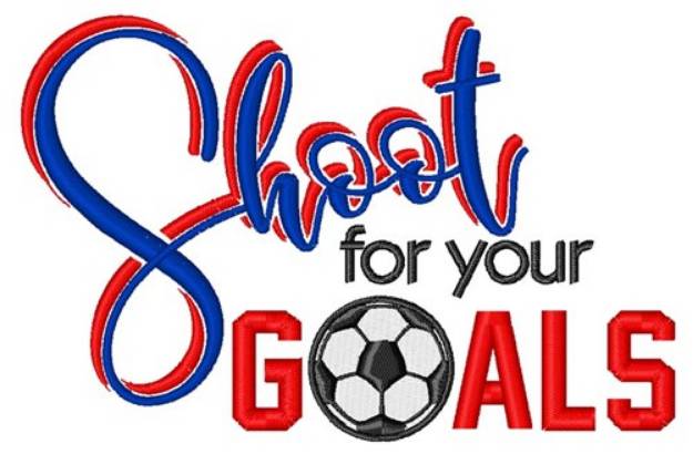 Picture of Shoot For Your Goals Machine Embroidery Design
