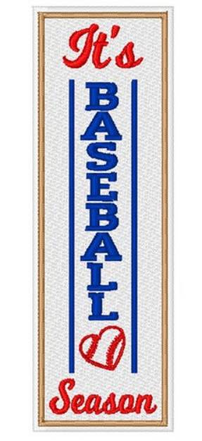 Picture of Its Baseball Season Machine Embroidery Design