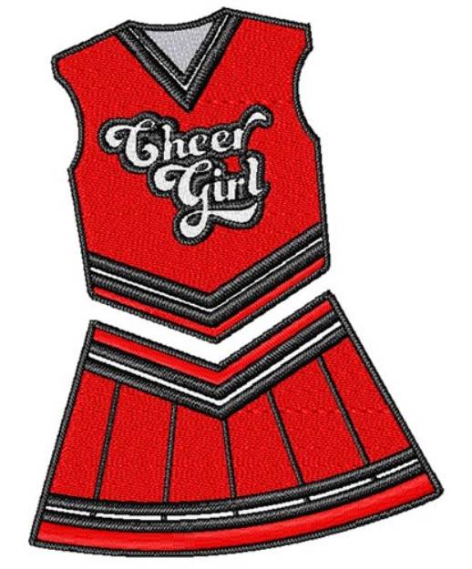 Picture of Cheer Uniform Machine Embroidery Design