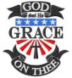 Picture of God Shed His Grace Machine Embroidery Design