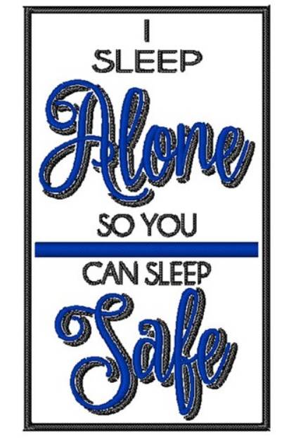 Picture of Police, So You Can Sleep Machine Embroidery Design