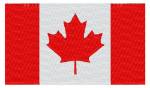 Picture of Canada Flag Machine Embroidery Design
