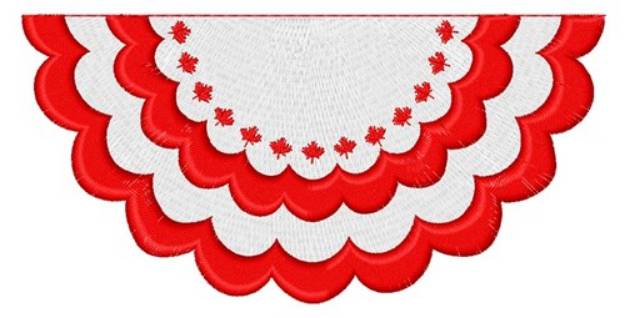 Picture of Canadian Bunting Machine Embroidery Design