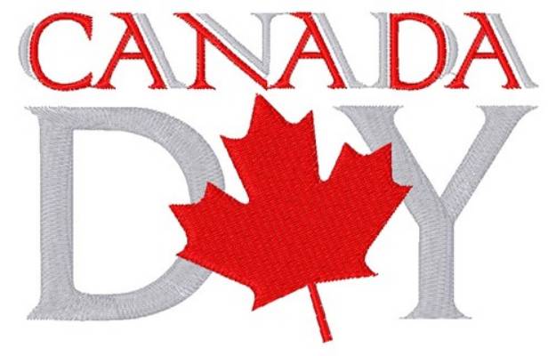 Picture of Canada Day Machine Embroidery Design