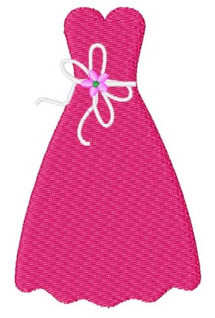 Picture of Maid Of Honor Dress Machine Embroidery Design