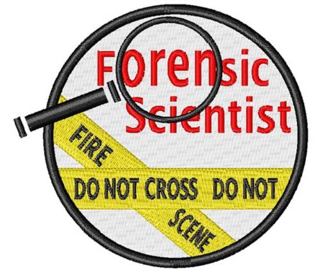 Picture of Forensic Scientist Machine Embroidery Design