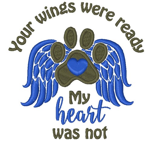 Wings Were Ready Machine Embroidery Design