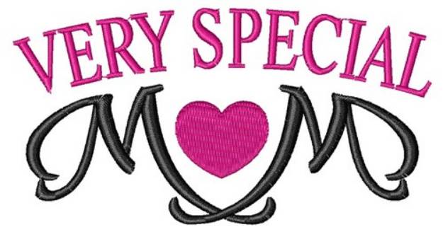 Picture of Very Special Mom Machine Embroidery Design