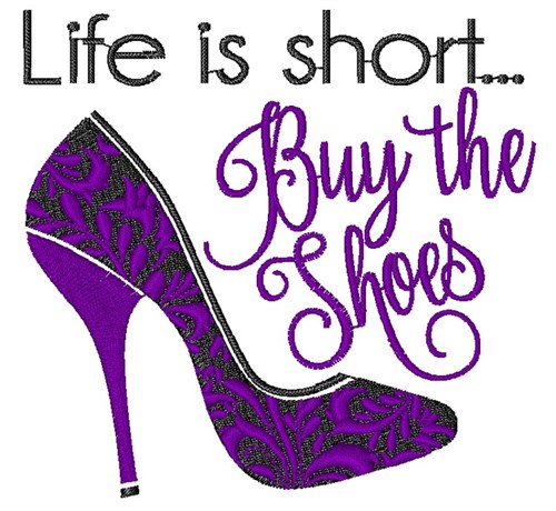 Buy The Shoes Machine Embroidery Design