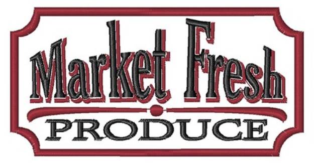 Picture of Market Fresh Produce Machine Embroidery Design